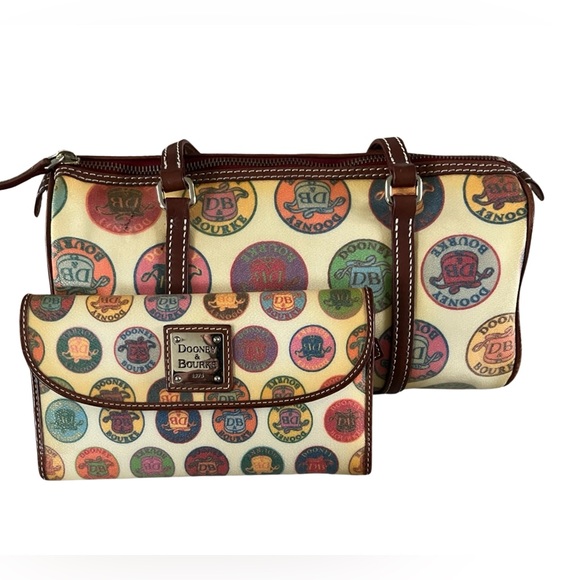 Dooney & Bourke Handbags - Very Rare DOONEY & BOURKE 1975 Vintage Wallet and Handbag set